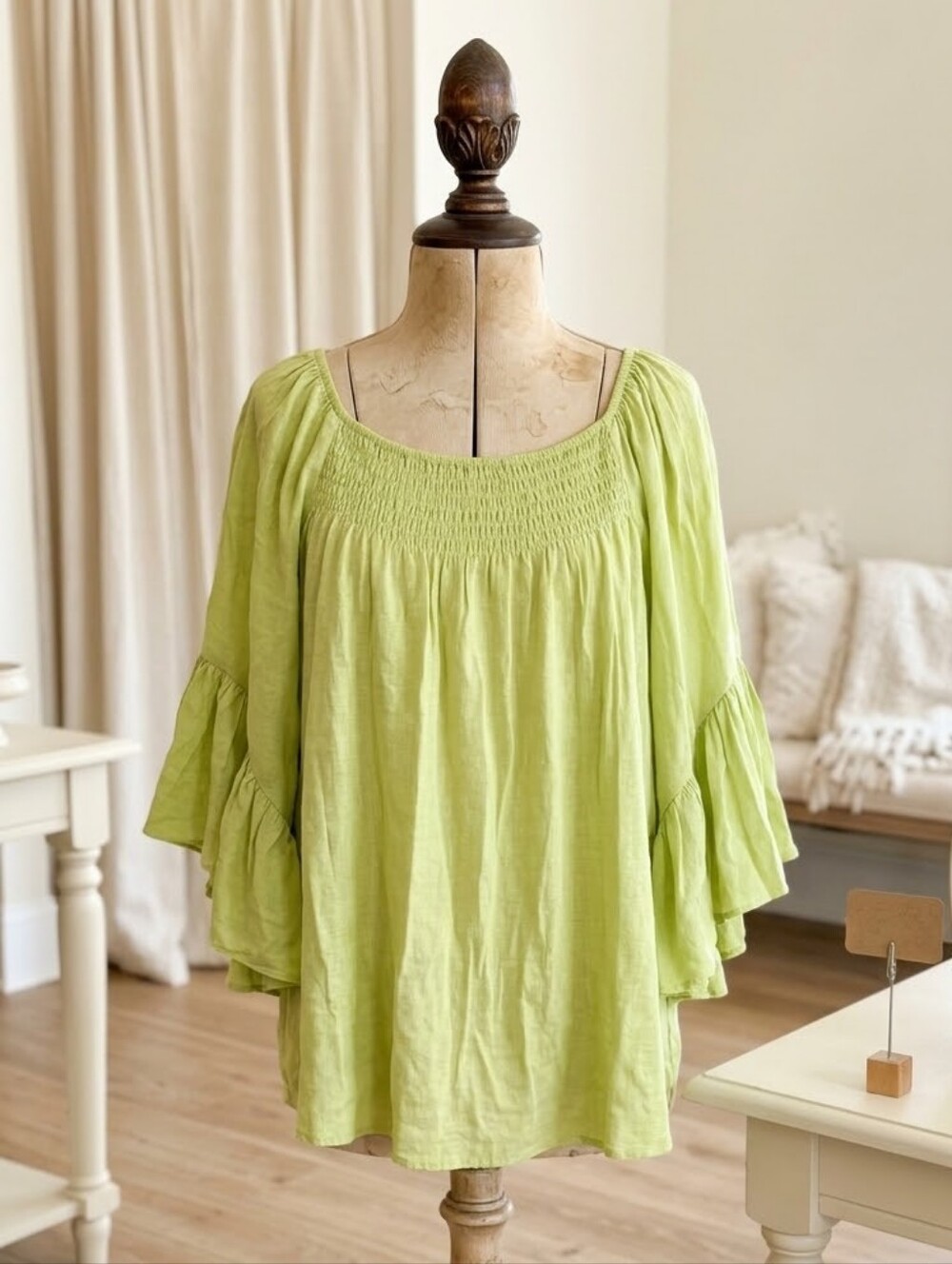 Cato Lime Green Oversized Blouse 22-24W